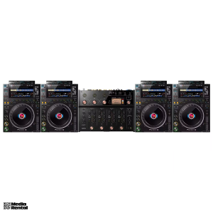 AlphaTheta OMNIS-DUO + 4x CDJ-3000 / Kompletna konsola DJska