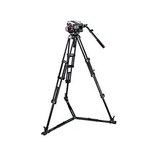 Statyw wideo Manfrotto 055 X-PRO z głowicą 701 HDV i dolly – wynajem zestawu na plan w Warszawie