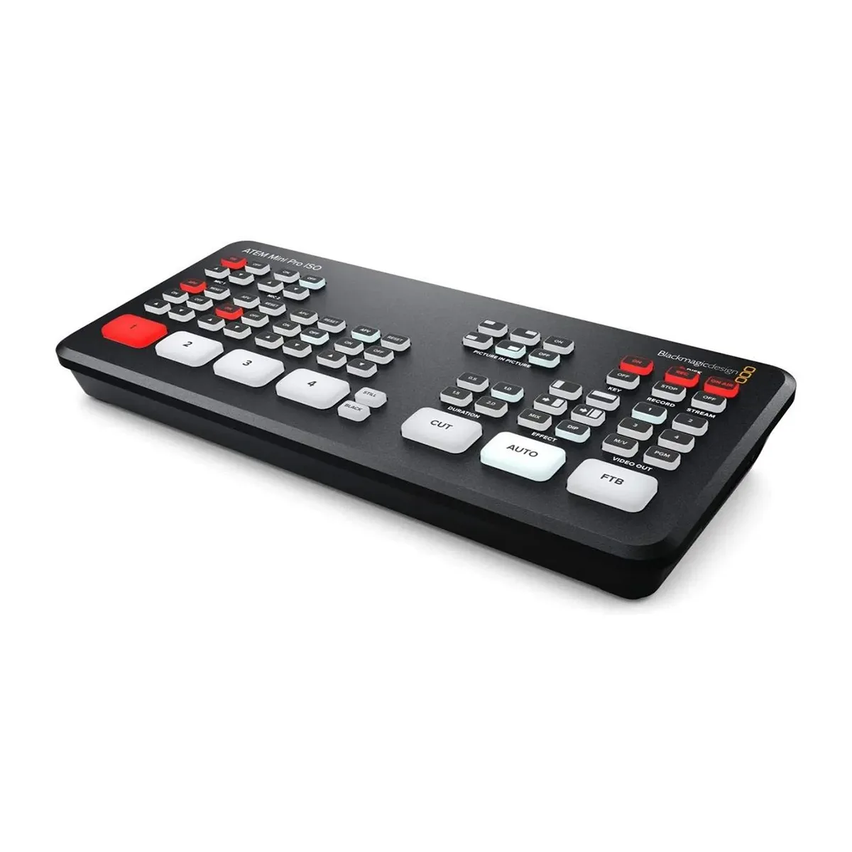 Mikser wideo Blackmagic ATEM Mini z 4 wejściami HDMI – wynajem do streamingu live w Warszawie