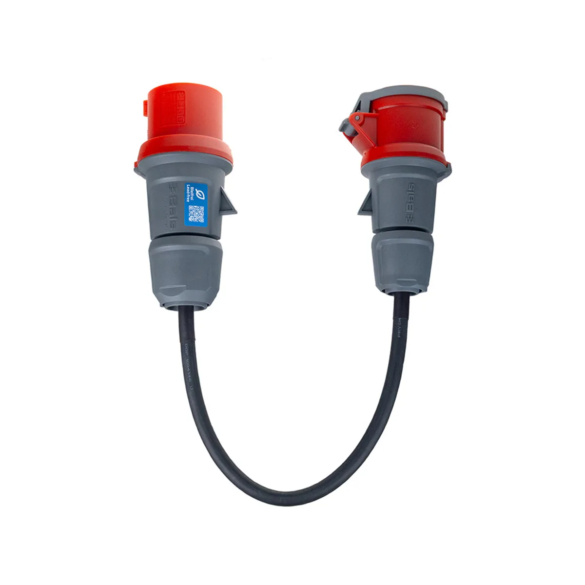 Adapter CEE 16A → 32A z bezpiecznikiem — wynajem redukcji siłowej w Warszawie