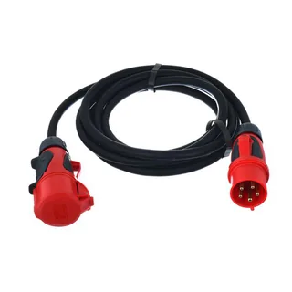 Кабель живлення CEE 32A 6 mm², 5 m — оренда короткої траси до 22 kW у Варшаві
