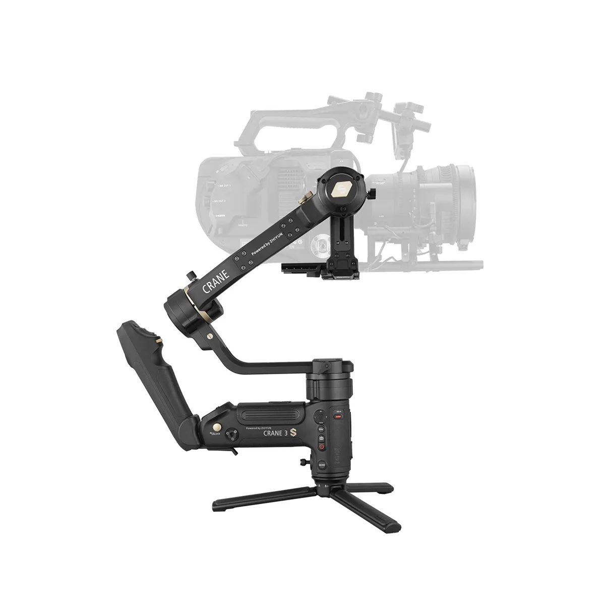Gimbal Zhiyun Crane 3S do cięższych kamer (6,5 kg) – wynajem stabilizatora na produkcje w Warszawie