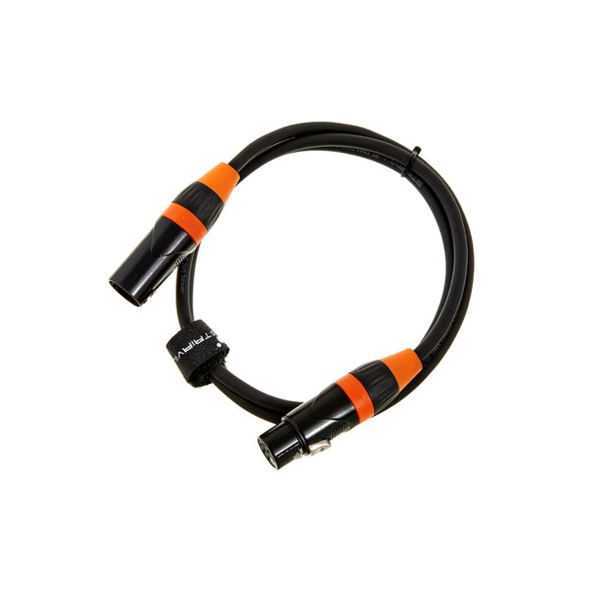 Kabel DMX 5-pin 1 m, podwójne ekranowanie — wynajem sterowania światłem w Warszawie