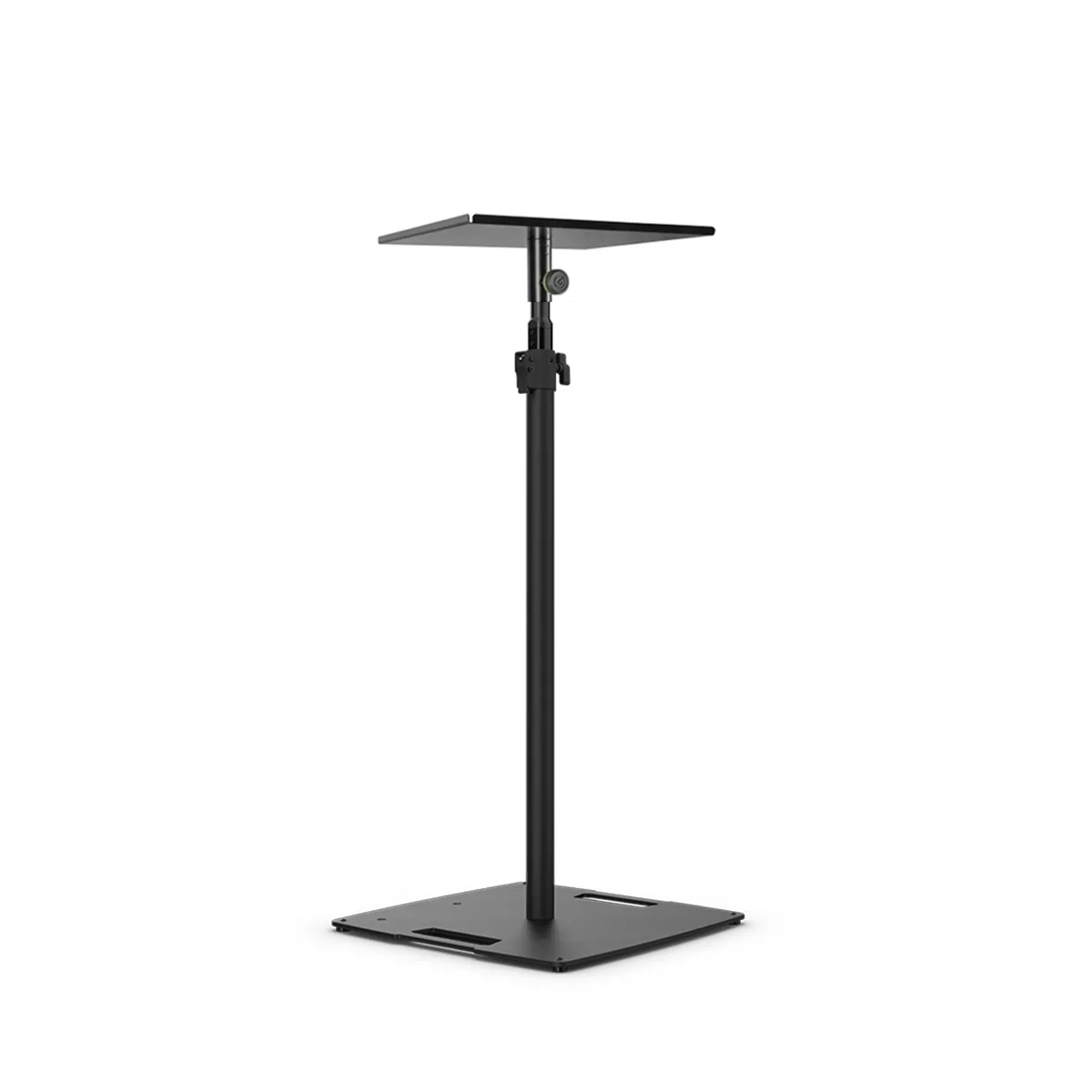 Stand techniczny FlexStand z półką Gravity BTRAY – wynajem stojaka pod laptop na event w Warszawie