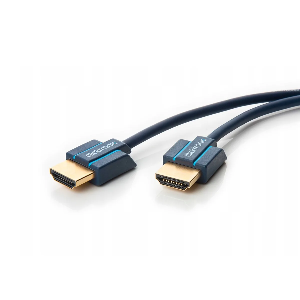 Cienki kabel HDMI Slim 4K 2 m, 18 Gbps — wynajem w Warszawie