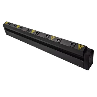 Красный LaserBar Evolights 8x 0,5 W как акцент сцены – прокат, Варшава