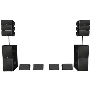 QSC Concert XL sound system: 6× LA108, 4× KS118 and K10.2 – rental for concerts in Warsaw