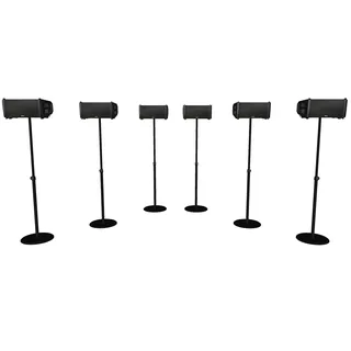 Речевая система QSC 6× LA108 на стойках FlexStands – аренда для конференций в Варшаве