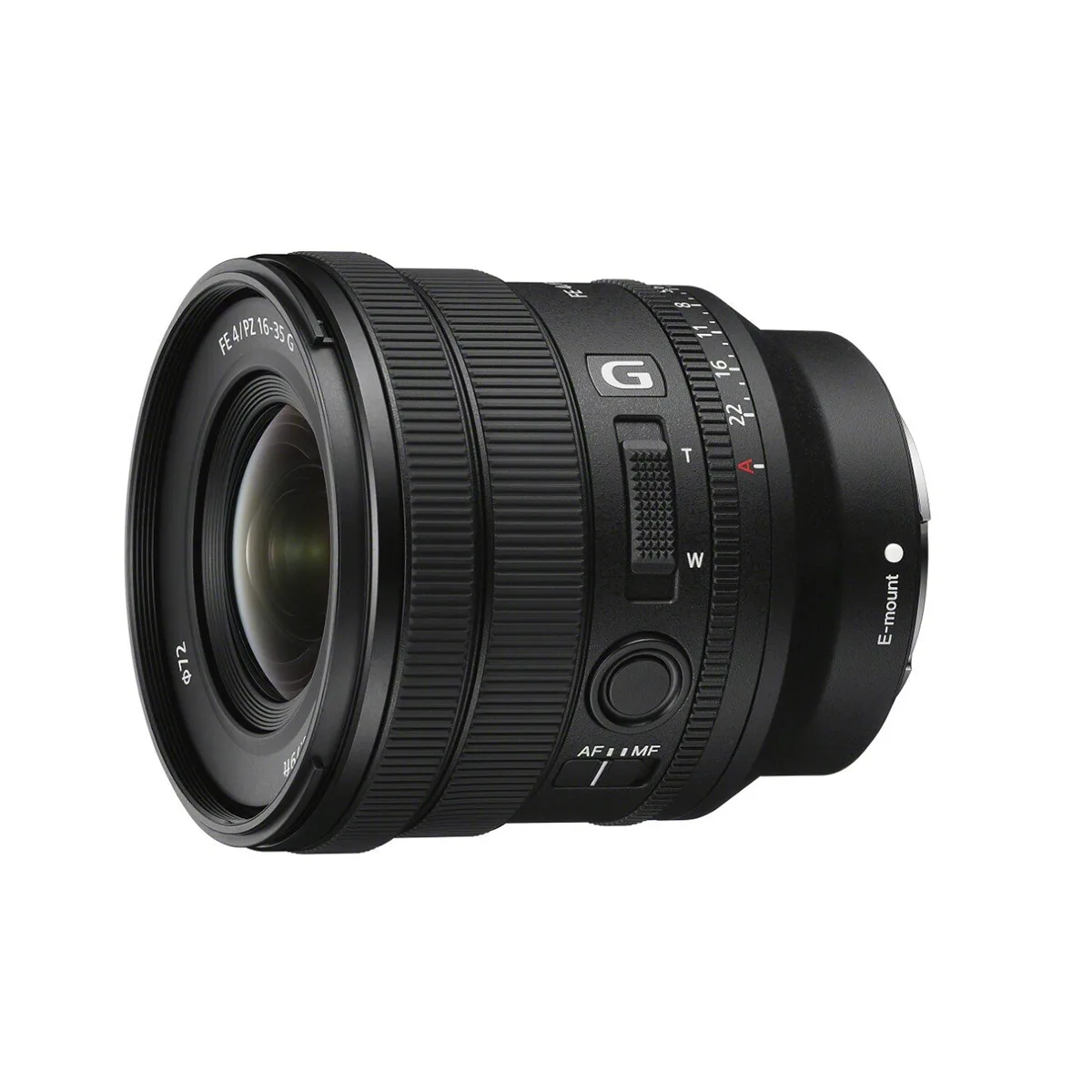 Szeroki obiektyw Sony FE PZ 16–35mm f/4 G power zoom – wynajem szkła na scenę i venue w Warszawie