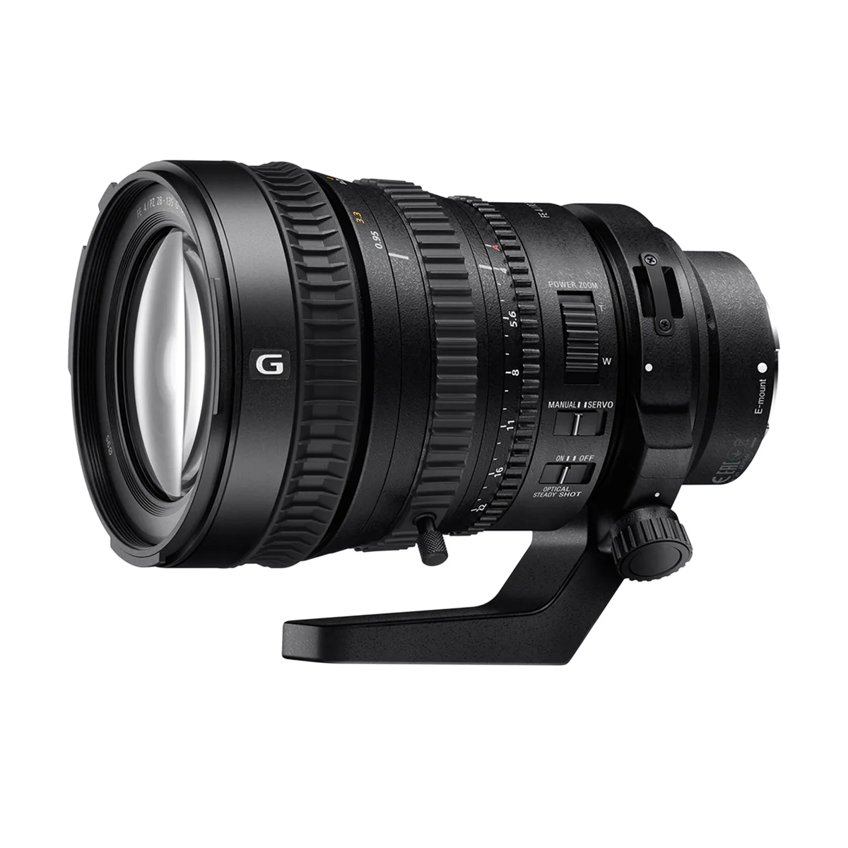 Obiektyw Sony FE PZ 28–135mm f/4 G power zoom – wynajem szkła do eventu i broadcastu w Warszawie