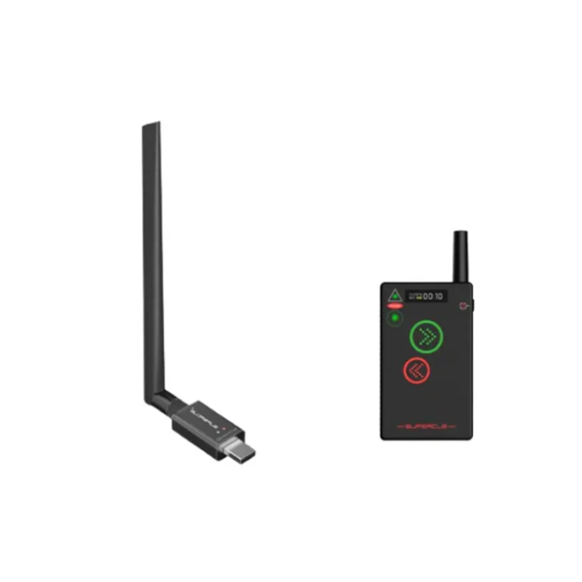 Pilot prezentera Super Cue Dual z 2 ekranami LCD i laserem – wynajem na prezentacje w Warszawie