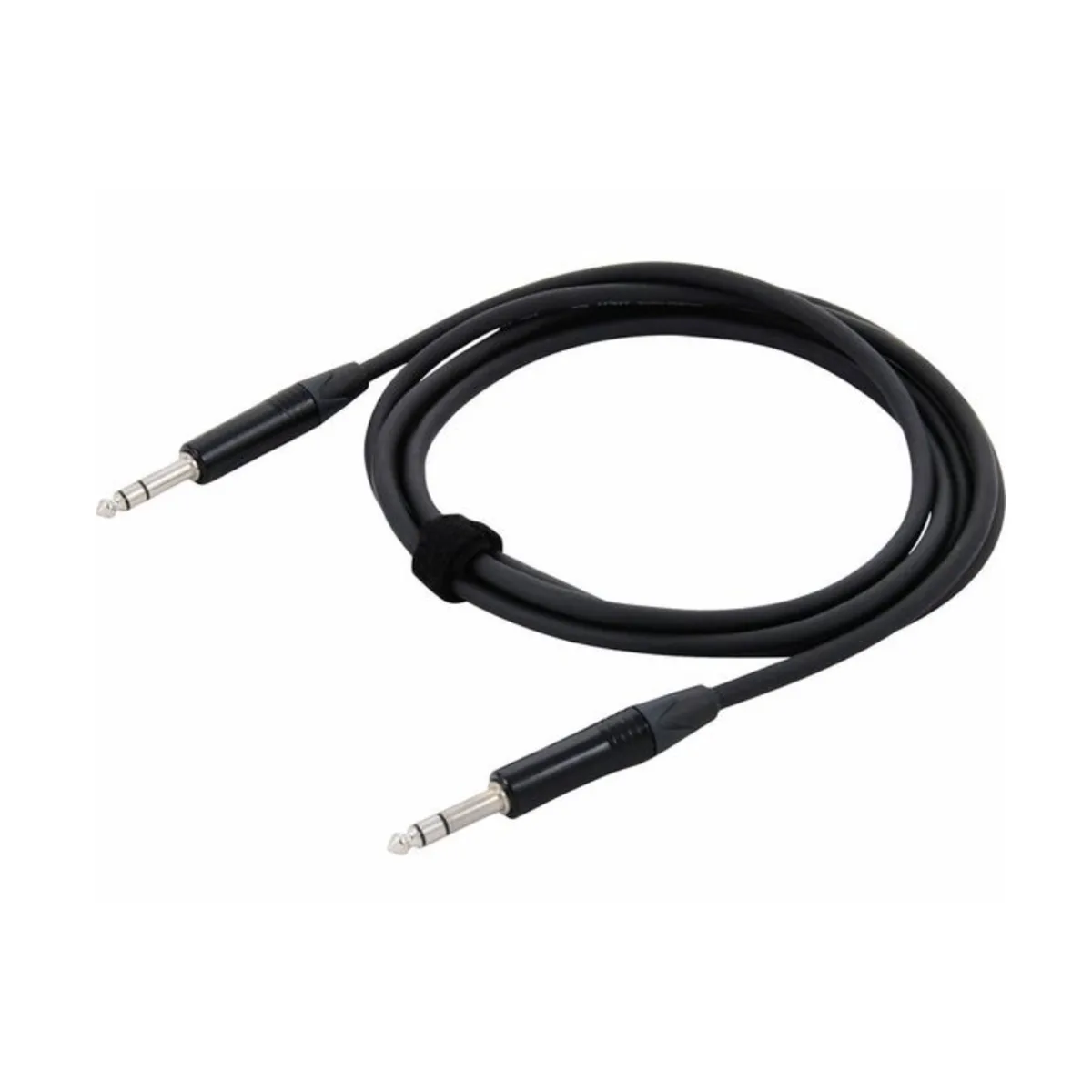 Kabel audio TRS Jack–Jack 2,5 m ze złączami Neutrik — wynajem do monitorów w Warszawie