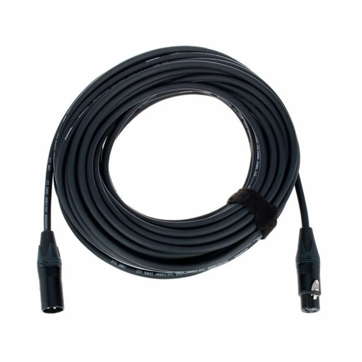 Kabel mikrofonowy XLR Neutrik 10 m — wynajem długich połączeń audio w Warszawie