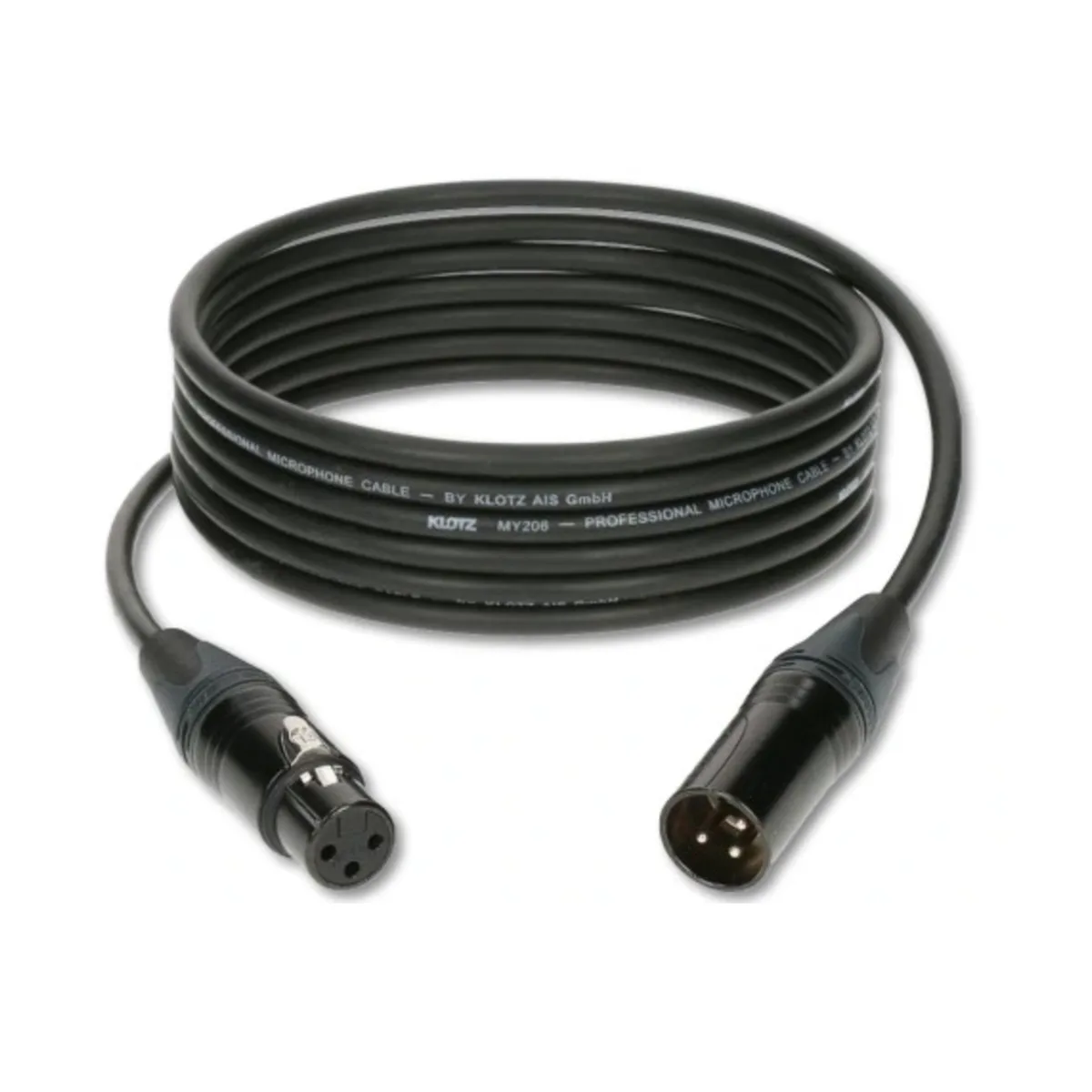 Kabel mikrofonowy XLR Neutrik 5 m — wynajem kompaktowego okablowania audio w Warszawie