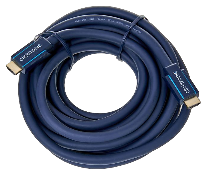 Kabel HDMI 4K 7,5 m, 18 Gbps — wynajem przesyłu obrazu na sali w Warszawie