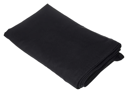 Czarna maskownica sceniczna skirt 4,0×0,4 m — wynajem osłony niskich podestów w Warszawie